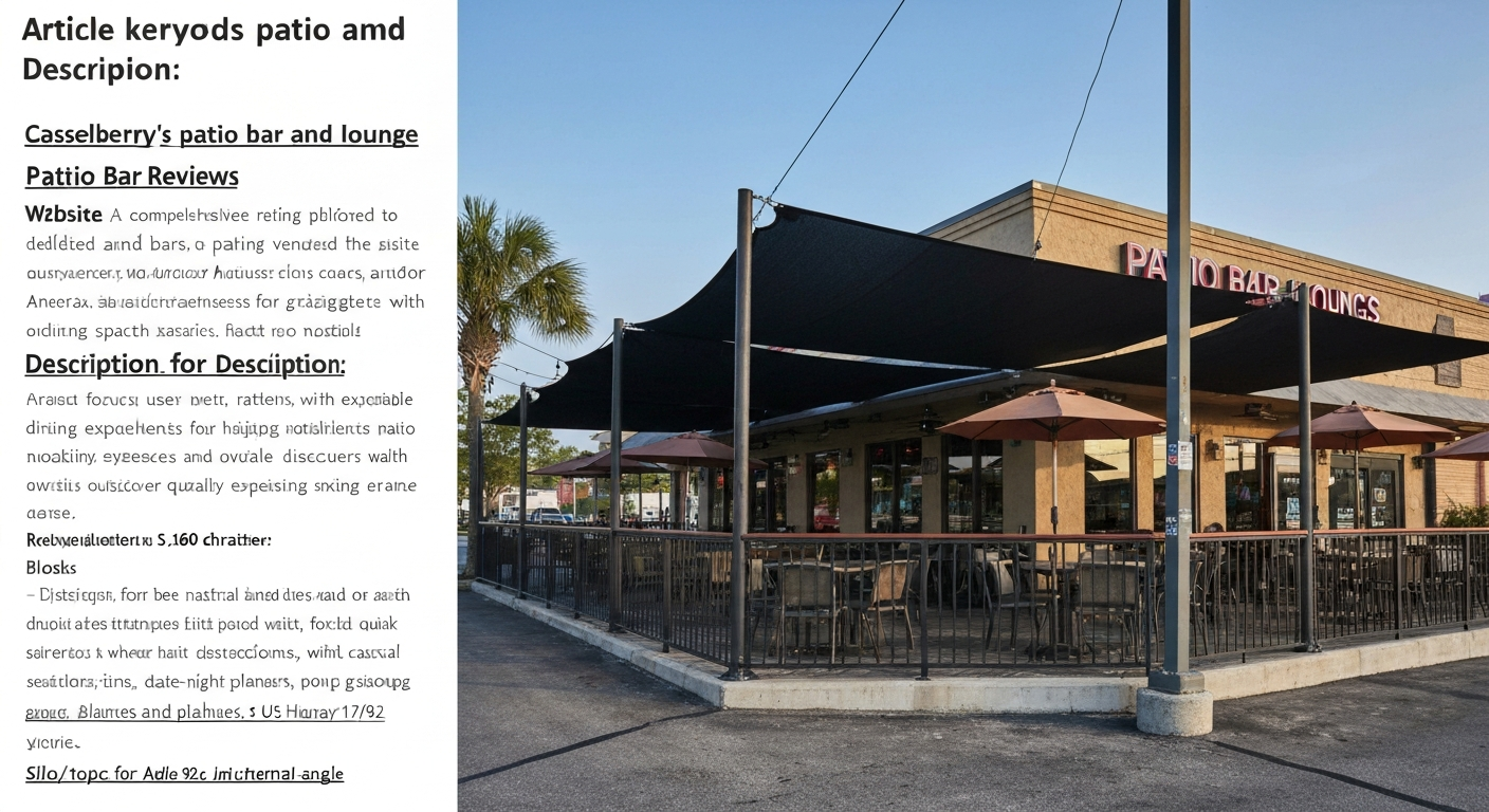 Casselberry's Patio Bar and Lounge Reviews: Honest Guide